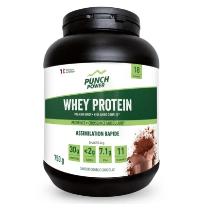 whey protein 750g Punch Power au Maroc
